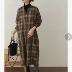 アーバンリサーチドアーズ　チェック　シャツワンピース