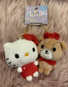 ハローキティ タイニーチャム マスコット ニコぬい