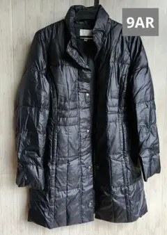 ダウンジャケット ダウンコート ブラック レディース　9号
