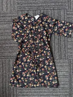 チャオパニックティピー　2wayシャツワンピース　花柄