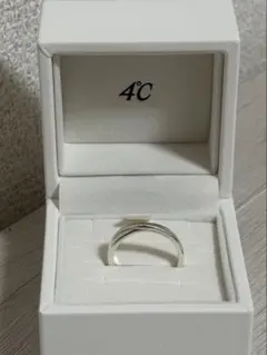 4℃ シルバーリング 14号 美品 現行モデル 付属品完備