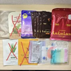 【18枚まとめ売り】フェイスマスクセット　LuLuLun・アテニア・ミラリほか