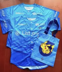 横浜FC開幕記念シャツ2枚&ポケモンエコバッグ