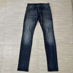 ディオールオム コーティングデニム Jake スキニー 正規 DIOR HOMME 10AW Under My Track JAKE F17 ディオールオム