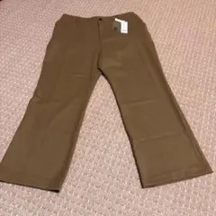 フルールバイミントブリーズ 大きいサイズ サキソニー セミワイドパンツ