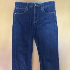 【美品・ジーンズメイト】28インチ ダークブルー　ストレッチデニムのサムネイル