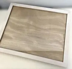 額縁　木製　ガラス　四ツ　46㎝×38.5㎝