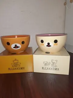 Rilakkuma キャラクター丼 2色セットのサムネイル