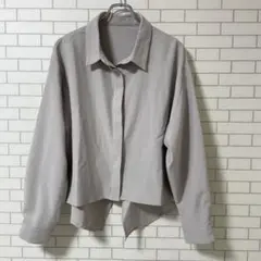 patterntorso シャツ ブラウス グレー antiqua アンティカのサムネイル