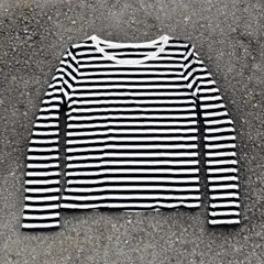 00s archive ボーダーロンT y2k old gap uniqlo