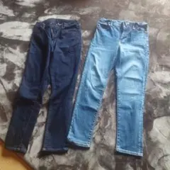 ユニクロ　デニムパンツ　160　セット売り