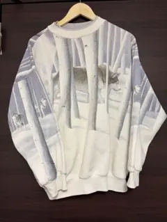 オオカミデザイン スウェット 90s vintage