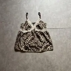 fairy grunge leopard camisole y2k brownのサムネイル