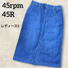 45R デニム スカート ひざ丈　サイズ3 2026年最新】45rpm デニムスカートの人気アイテム - メルカリ
