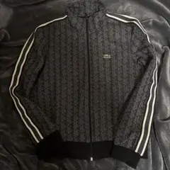 ラコステモノグラム　トラックジャケット　黒 お値下げ依頼コメントにお願いします