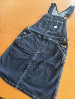 Lee ダークデニム ジャンバースカート　オーバーオール