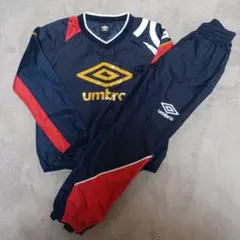 umbro ピステ上下 ネイビー/レッド