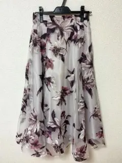 【サイズ2】アプワイザーリッシェ 大花オパールプリントスカート