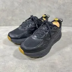 ホカオネオネ U CLIFTON L ATHLETICS 黒 25.0cm