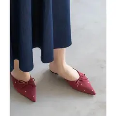 RANDA ハートフラットミュール