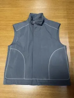 A*N様 ZARA ザラ　スクエアカットベスト　S ダークグレー　タグ付き