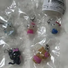 ハロー キティ めじるしアクセサリー セミコンプリート ガチャ