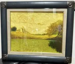 額装 ジブリ もののけ姫 山本二三展 複製原画 宮崎駿 シシ神の森 新品