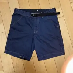 THE NORTH FACE ネイビー デニム ショートパンツ ベルト付き