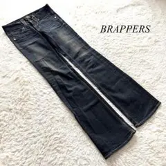 M3【ブラッパーズ】ブーツカットデニムパンツ　26 ウォッシュ加工　Y2K