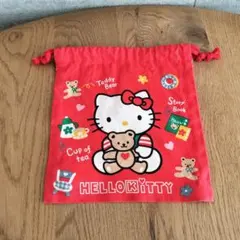 【当時物】サンリオ ハローキティ 巾着袋 レトロ