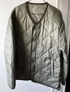 【美品】GLOBAL WORK キルティングライナージャケット カーキ Mサイズ