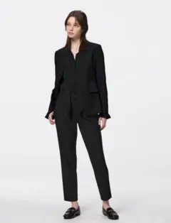 GU ウォッシャブルテーパードパンツ