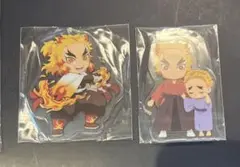 鬼滅の刃　劇場版、無限列車編　ミニキャラアクリルスタンド　2種