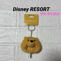 新品未使用　東京ディズニーリゾート　プーさん　ファンキャップ　キーチェーン　即日
