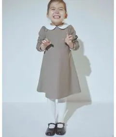 ブラウン ワンピース　入学式　セレモニー