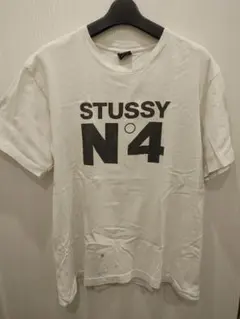 STUSSY N°4 ホワイト Tシャツ