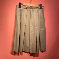 human woman コットン プリーツスカート　ベージュ　M　YF123のサムネイル