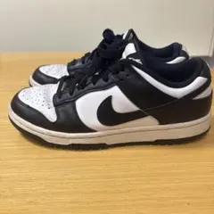 NIKE DUNK LOW ブラック ホワイト スニーカー　25センチ