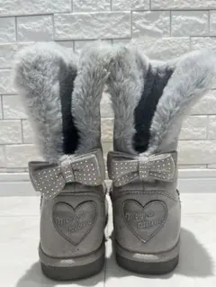 メゾピアノ♡ファー付きブーツ♡グレー