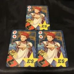 鬼龍紅郎 3枚セット ☆ あんさんぶるスターズ 7周年 プレイングカード