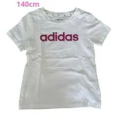 adidas ホワイト Tシャツ 140cm