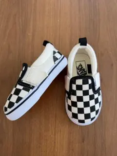 vans キッズ 人気チェッカーボード スニーカー スリッポン