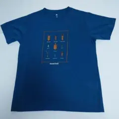 モンベル　Tシャツ　150　深緑　カブトムシ