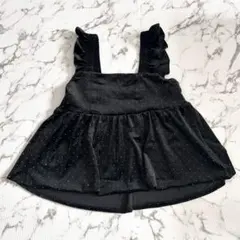 coca ベロアラメビスチェ　L