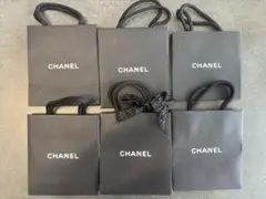 ★新品未使用★ CHANEL シャネル　ショップ袋 6個セット 黒