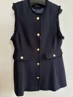 green label relaxing ペプラムジレ