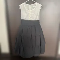 フォーマルワンピース　セット　白黒　120 Catherine Cottage