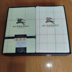 新品Burberryバーバリー　ソフトコットンシーツ2枚ペア西川140×240