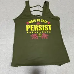 ZUMBA ズンバ Tシャツ タンクトップ　カーキーのサムネイル