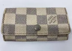1942 ルイヴィトン　ダミエアズール　4連キーケース